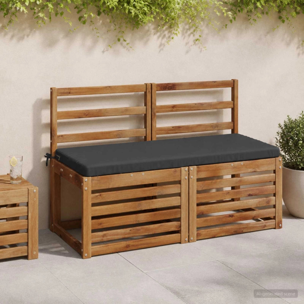 Cuscino per panchina SOEST 100% Poliestere Antracite 949278