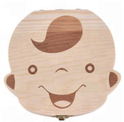 Trovapacchi per latte in legno - Scatola per conservare i denti del latte - Ricordo per bambini