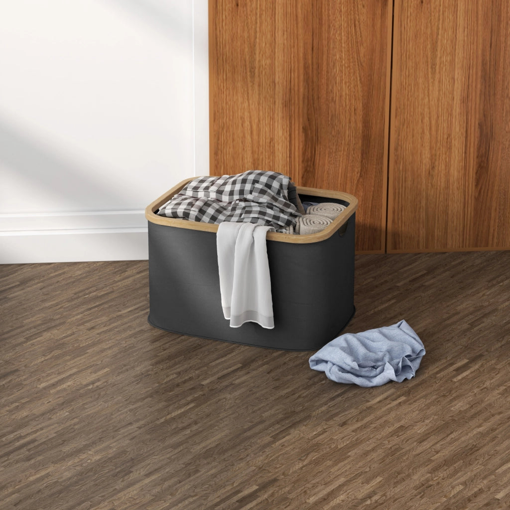 Cestino per bucato pieghevole 36 L ¨C zephmum ¨C grigio tessuto