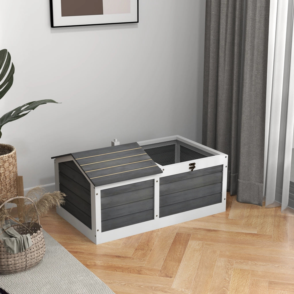 Gabbia per piccoli animali ¨C zephmum ¨C 86x54x43 cm legno pino