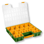 Valigetta Porta Minuterie in Plastica 16.5" con 23 Contenitori Removibili