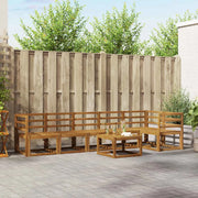 Set di divani da esterno 7 pcs Naturale