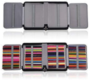 Etui Grande con 150 Cerniere Elastiche - Ideale per Artisti - Design Moderno - Nero - Ombrello per Matite - Perfetto per Studenti e Bambini