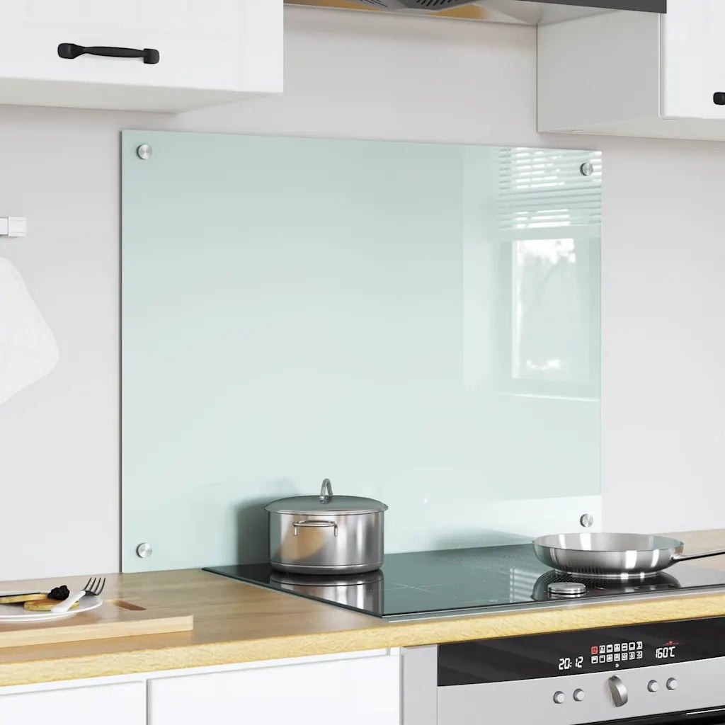 Schienale da cucina Latte 80 x 60 cm vetro temperato CFW8685563