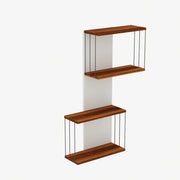 Scaffale da parete in legno "Destan" 65 x 19 x 96 cm - Pino