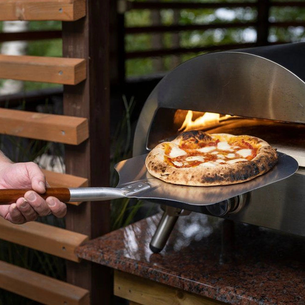 Pala Per Pizza Professionale Superficie In Alluminio 30,5 x 30cm Manico In Legno
