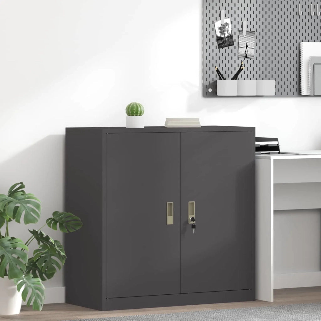 Armadio Nero 90 x 40 x 90 cm Acciaio CFW3784739
