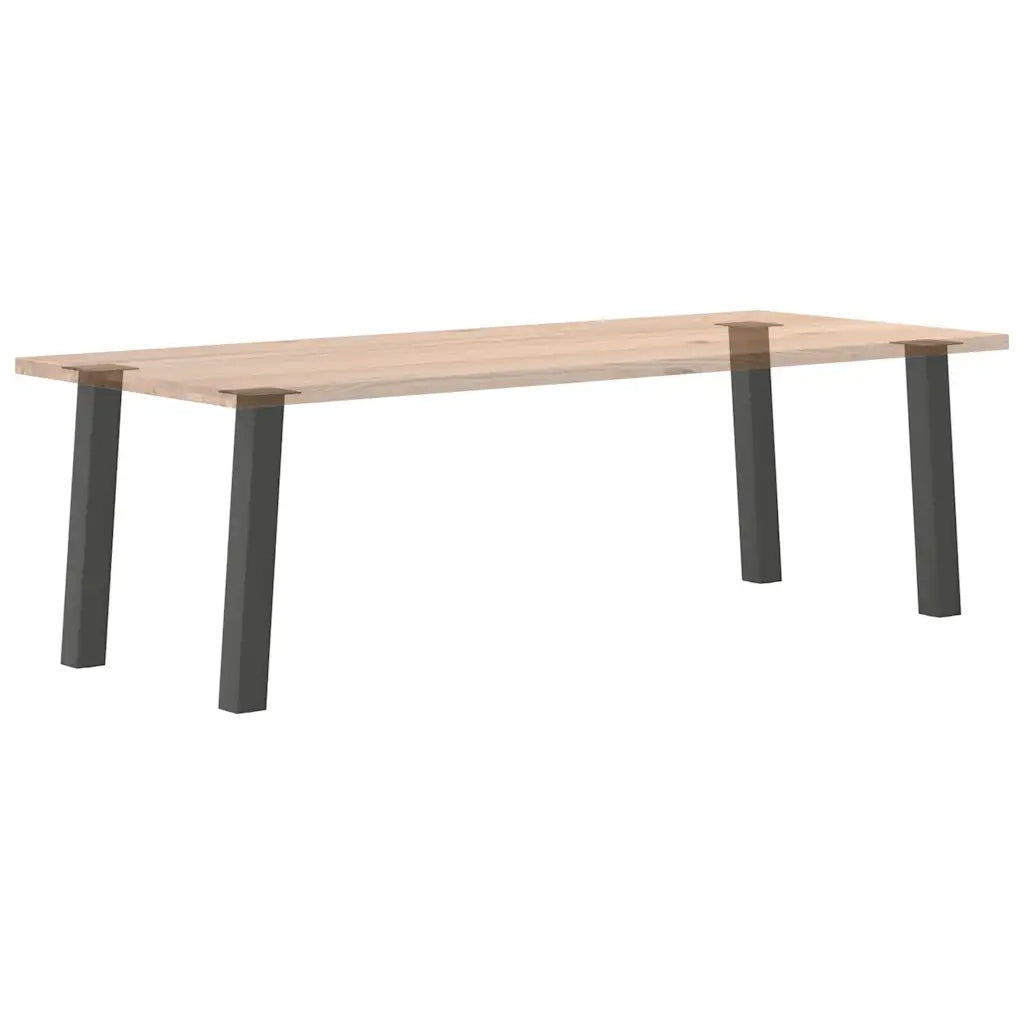 Gambe per tavolo consolle 4 pz Antracite 72 cm Acciaio 4012506