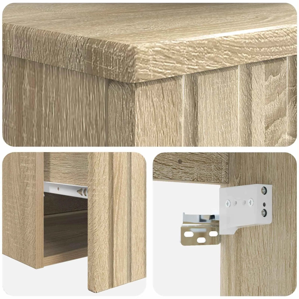 Set di mobili per il bagno Rovere Sonoma Legno ingegnerizzato 3404302