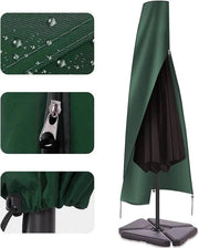 Ombrelloni per giardino per parasole da 25 a 4 m di diametro - rivestimento impermeabile 600D Oxford PVC - chiusura a zip robusta - corda regolabile - 190 x 25 x 50 cm