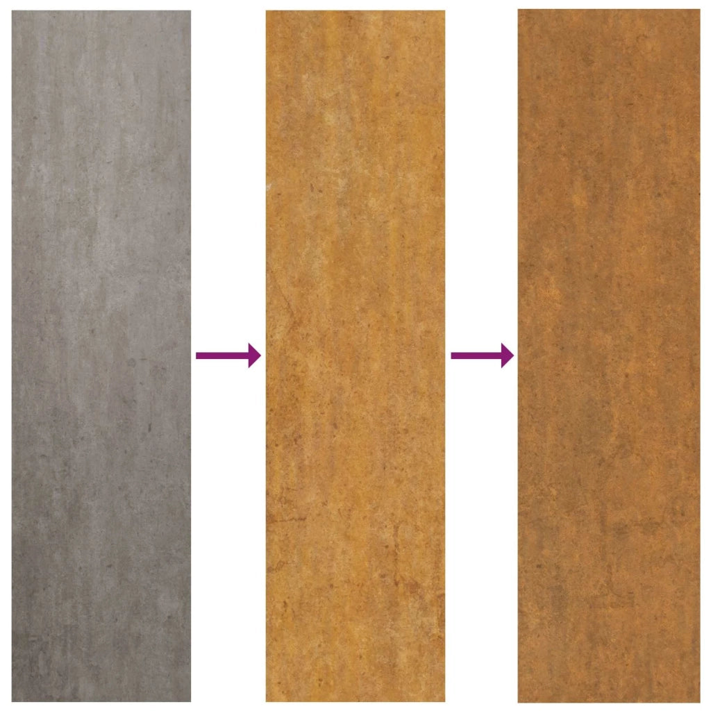 Cassetta per pacchi con archiviazione Ruggine 44 x 22 x 82 cm CFW1888014