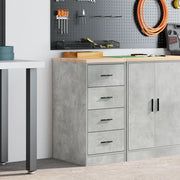 Armadietto da Garage Grigio cemento 40x51x85 cm 860592