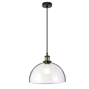 Luce a sospensione in vetro vintage trasparente? 200