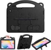 Copertura in EVA di alta qualità per bambini con maniglione e piede per Galaxy Tab S6 Lite 2020 - Nero