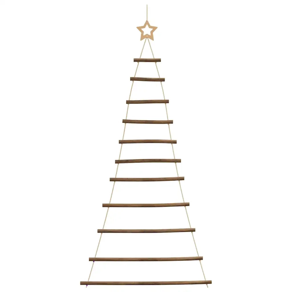 Albero di Natale sospeso con stella superiore 74x150 cm Ramo naturale 4101011