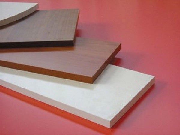 MENSOLA IN LEGNO 5 PZ. BORDO SQUADRATO CM.100X20X1,8 COLORE ACERO