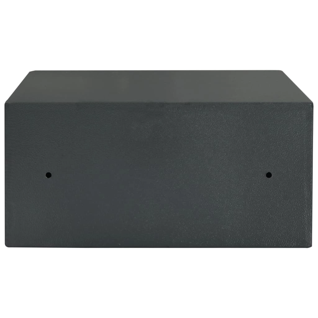 Cassa Digitale Elettronica Grigio Scuro 42x37x20 cm Acciaio