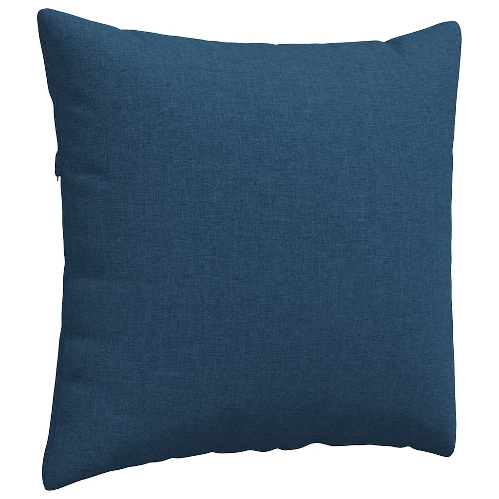 Cuscini da Divano 2 pz-Set di 2 Cuscini per Sofa Blu 50 x 50 cm Tessuto