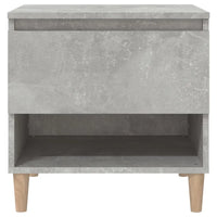 Comodini 2 pz Grigio Cemento 50x46x50 cm in Legno Multistrato cod mxl 30153