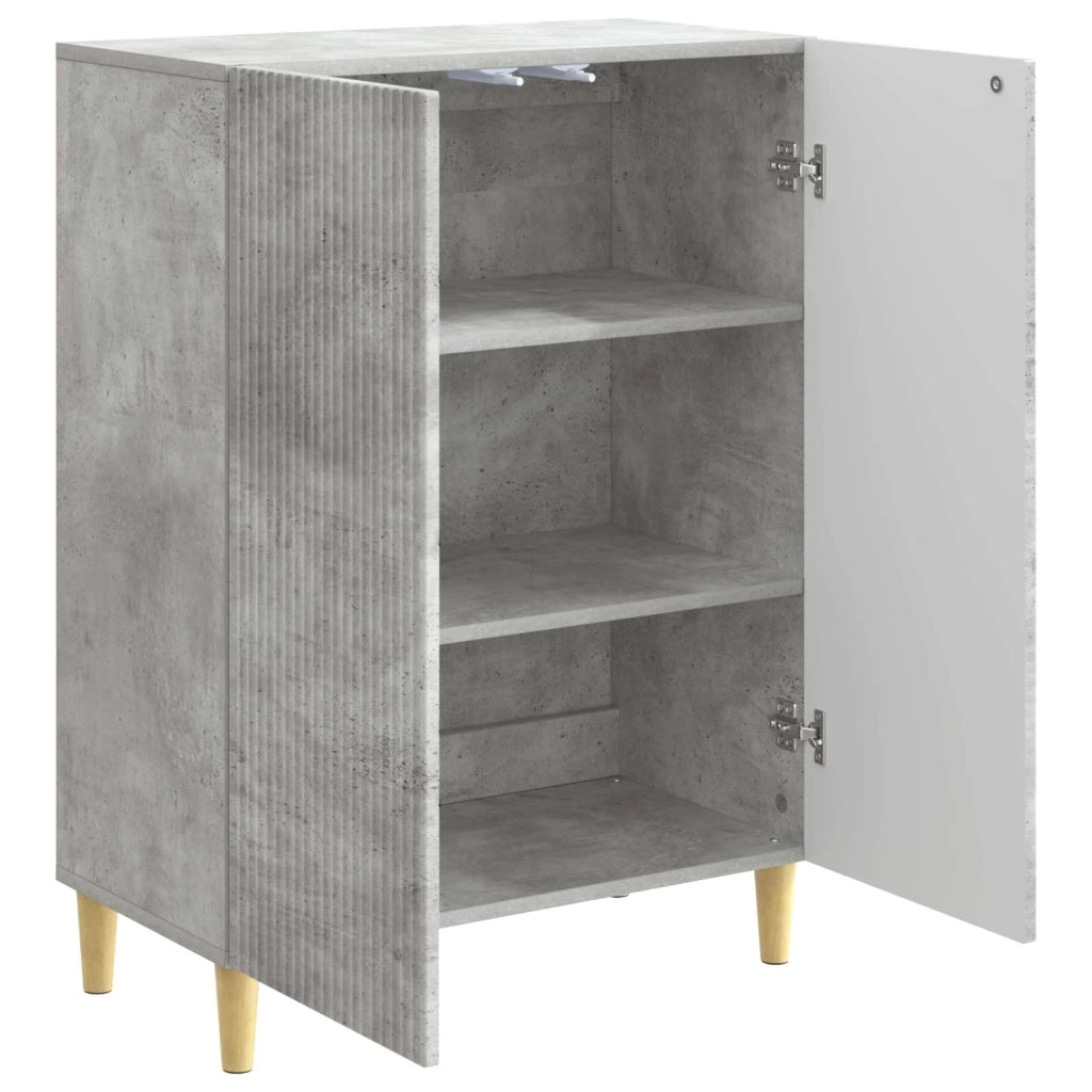 Credenza Grigio Cemento 66 x 34,5 x 90 cm Legno ingegnerizzato