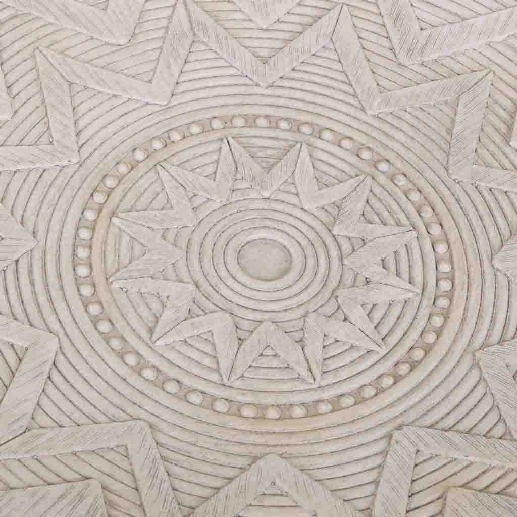Piatto decorativo in magnesio 50x50x06h cm