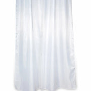 Tenda Doccia Bianca Tinta Unita Bianca in Poliestere 240x200 Mod. Blanca