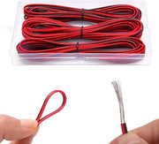 Cavo elettrico 15m (3 x 5m) 22AWG 2-punti per LED-Strip a colori singoli
