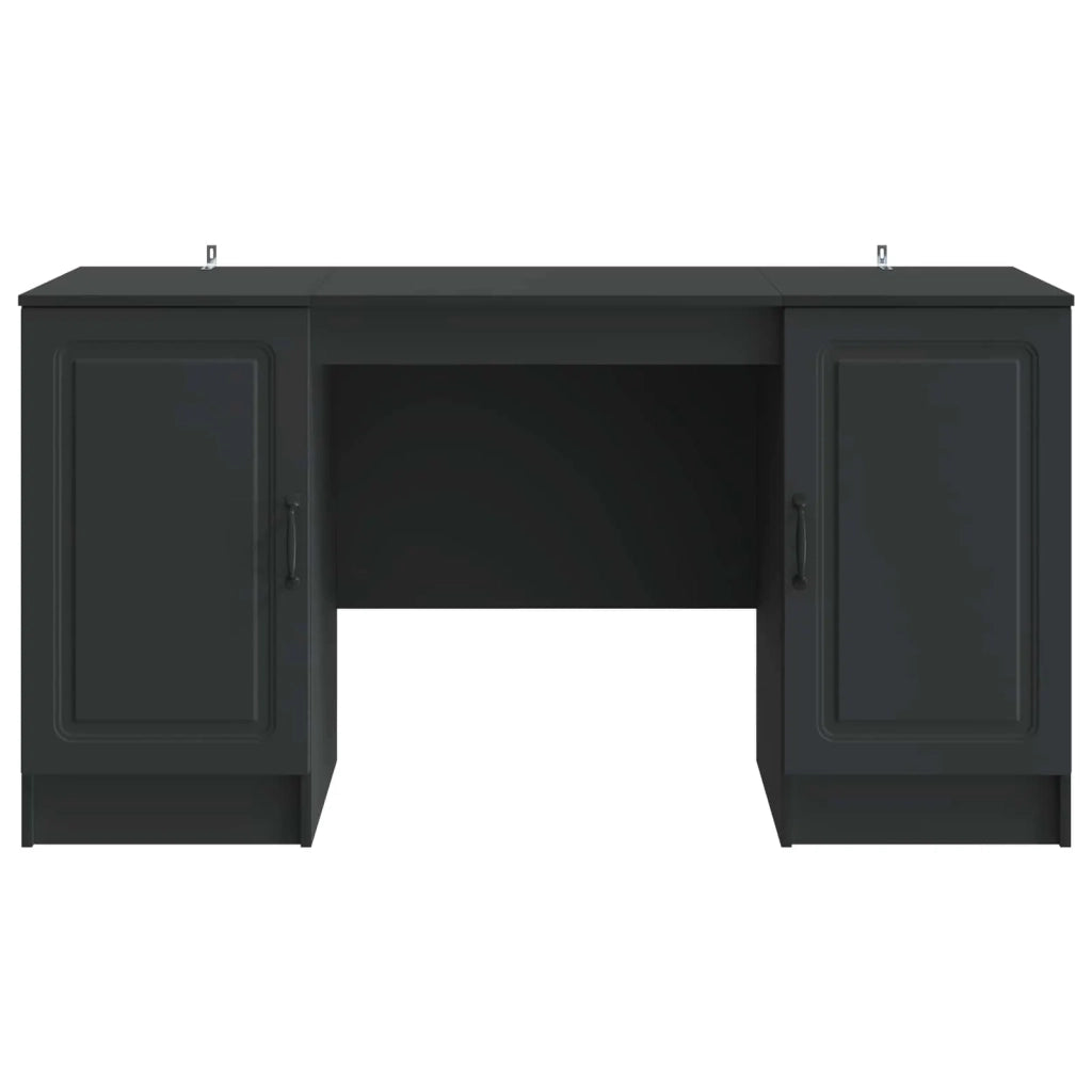 Scrivania Nero 142,5 x 50 x 75 cm Legno ingegnerizzato 3414640