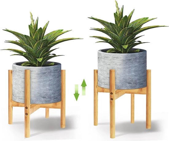 Stand per piante in legno moderno per piante da appartamento - elegante e versatile per ogni arredamento