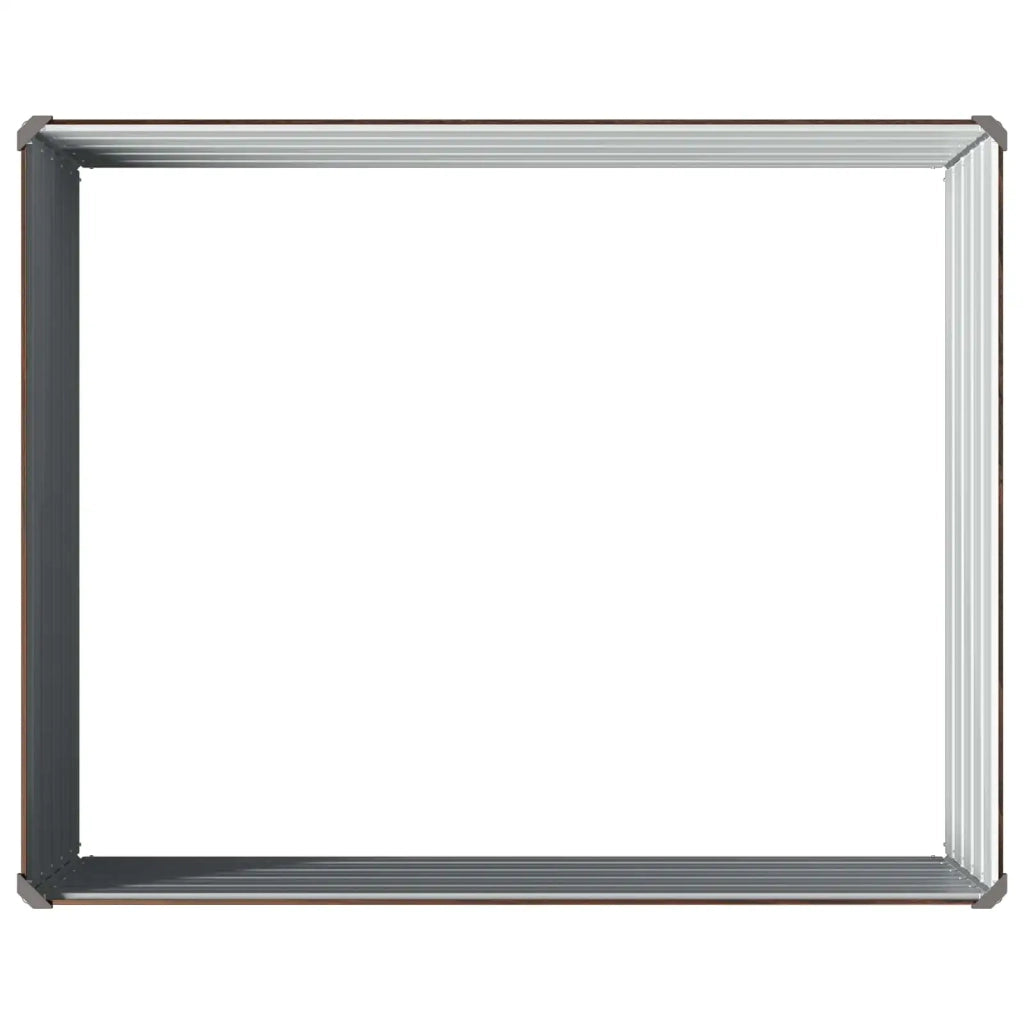 Letto rialzato da giardino Nero 100 x 80 x 55 cm 8006385