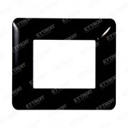 ETTROIT PLACCA PLASTICA 2P NERO compatibile matix bticino| MT83202 - ETTROIT