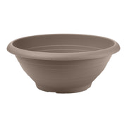 CIOTOLA CAMPANA diam. 40 in plastica VASO BASSO FOTO REALE Veca MADE IN ITALY Color: AVANA