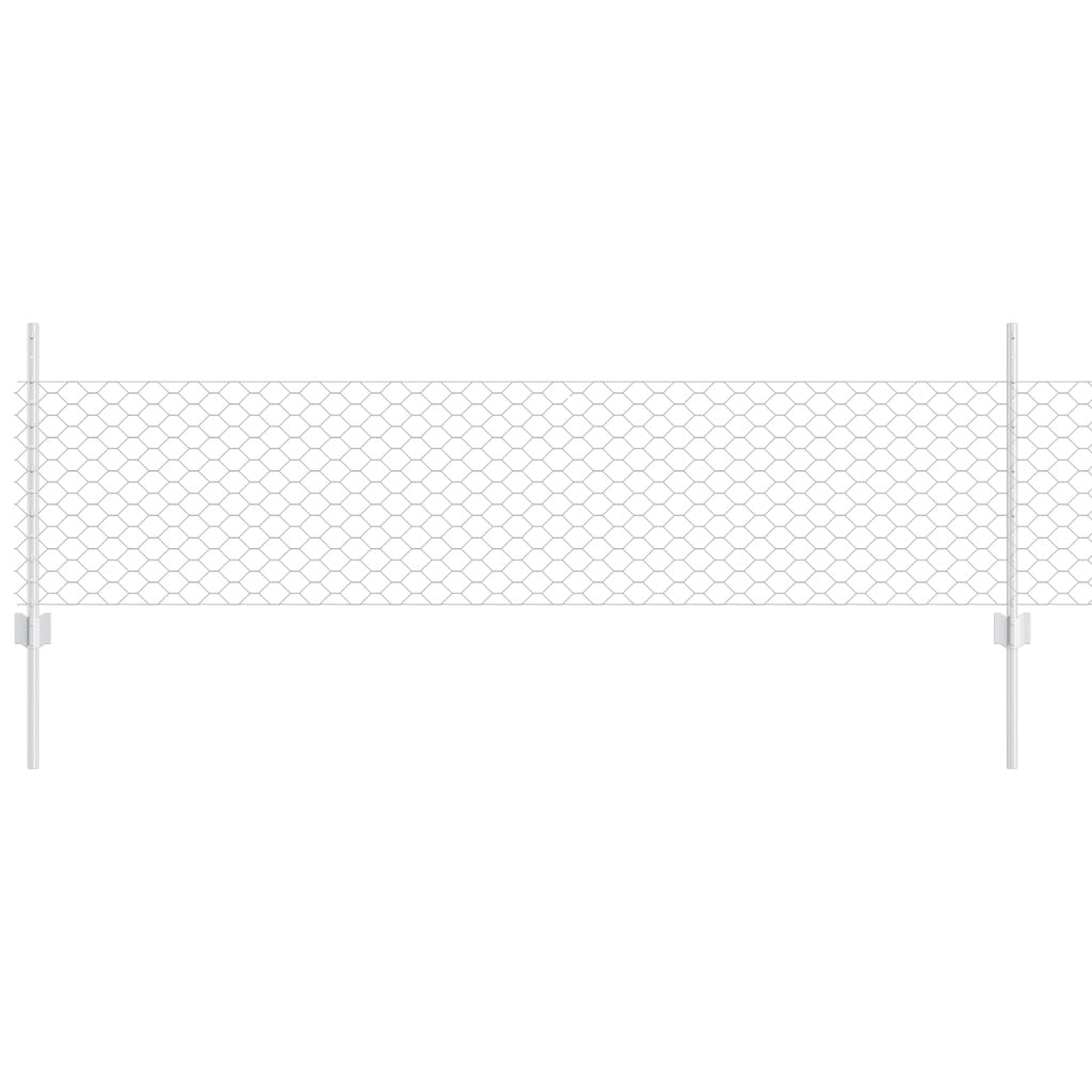Posti per recinzione 5 pz U-Channel 60 cm Acciaio zincato
