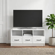 Mobile TV Bianco Lucido 102 x 34,5 x 47 cm Legno ingegnerizzato 895829