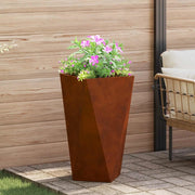 Fioriera Ruggine 40 x 40 x 75 cm 883792