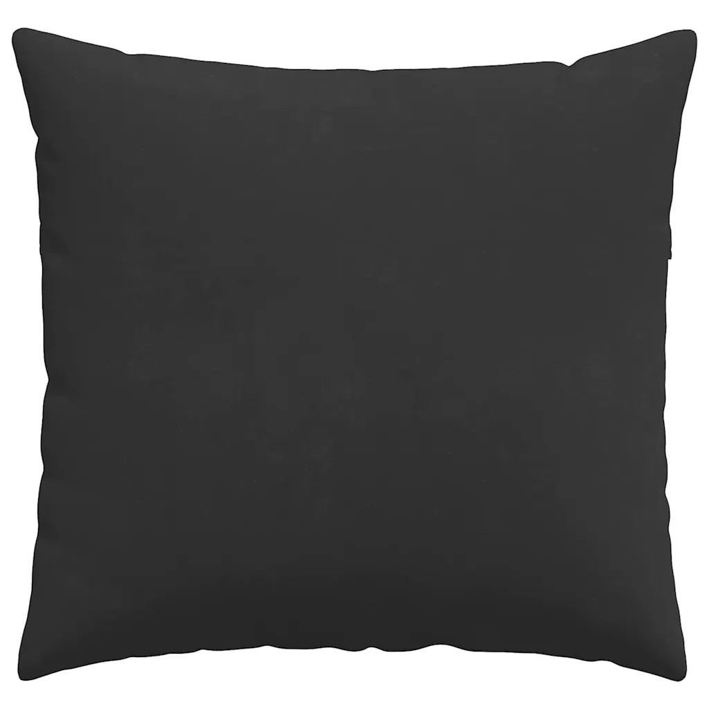Cuscini da Divano 2 pcs Nero 45 x 45 cm Tessuto