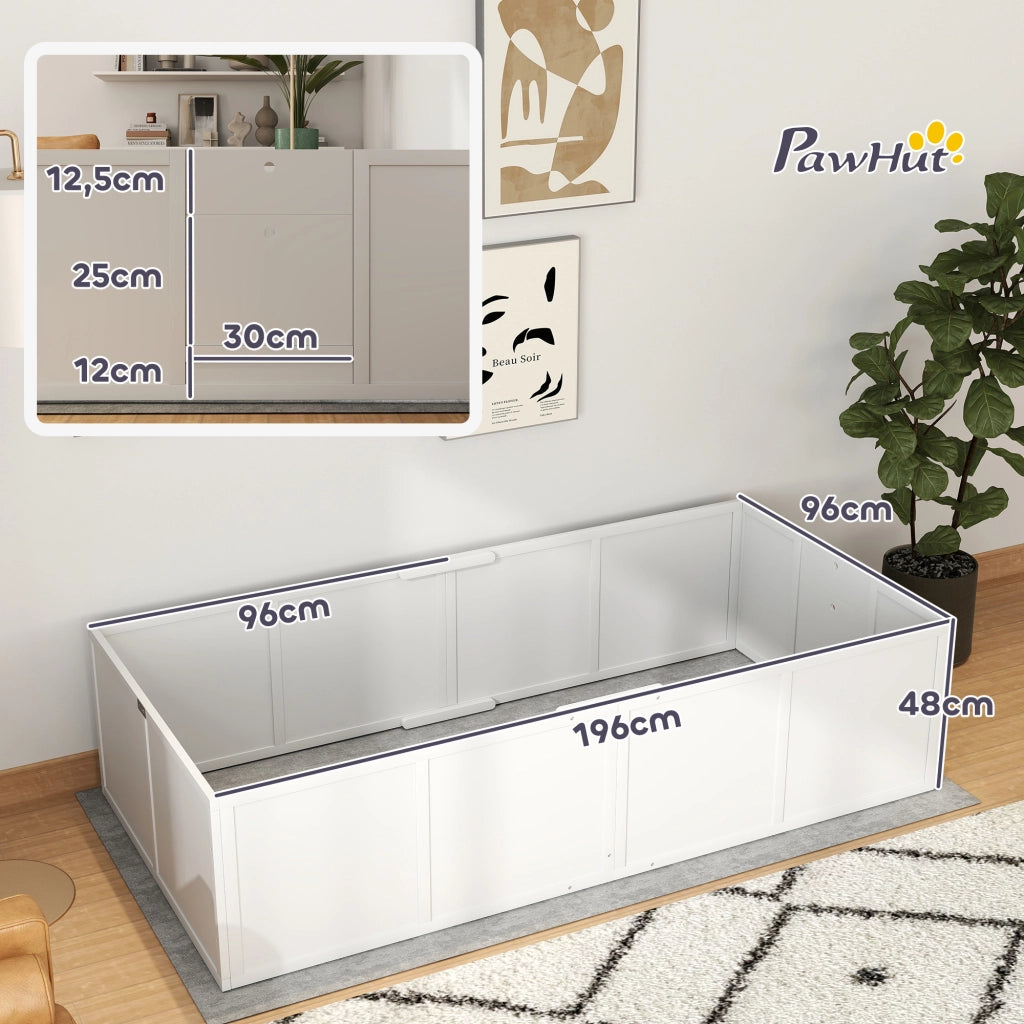 Cuccia per Cani e Cuccioli ¨C zephmum ¨C 196x96x48 cm, Bianco