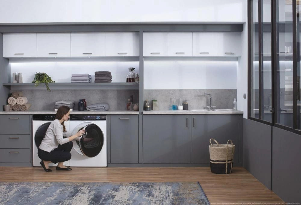Haier I-Pro Serie 7, Asciugatrice 10 KG, Classe E, Bianco, I-Refresh, Hygienic, HD100-A2979N-IT