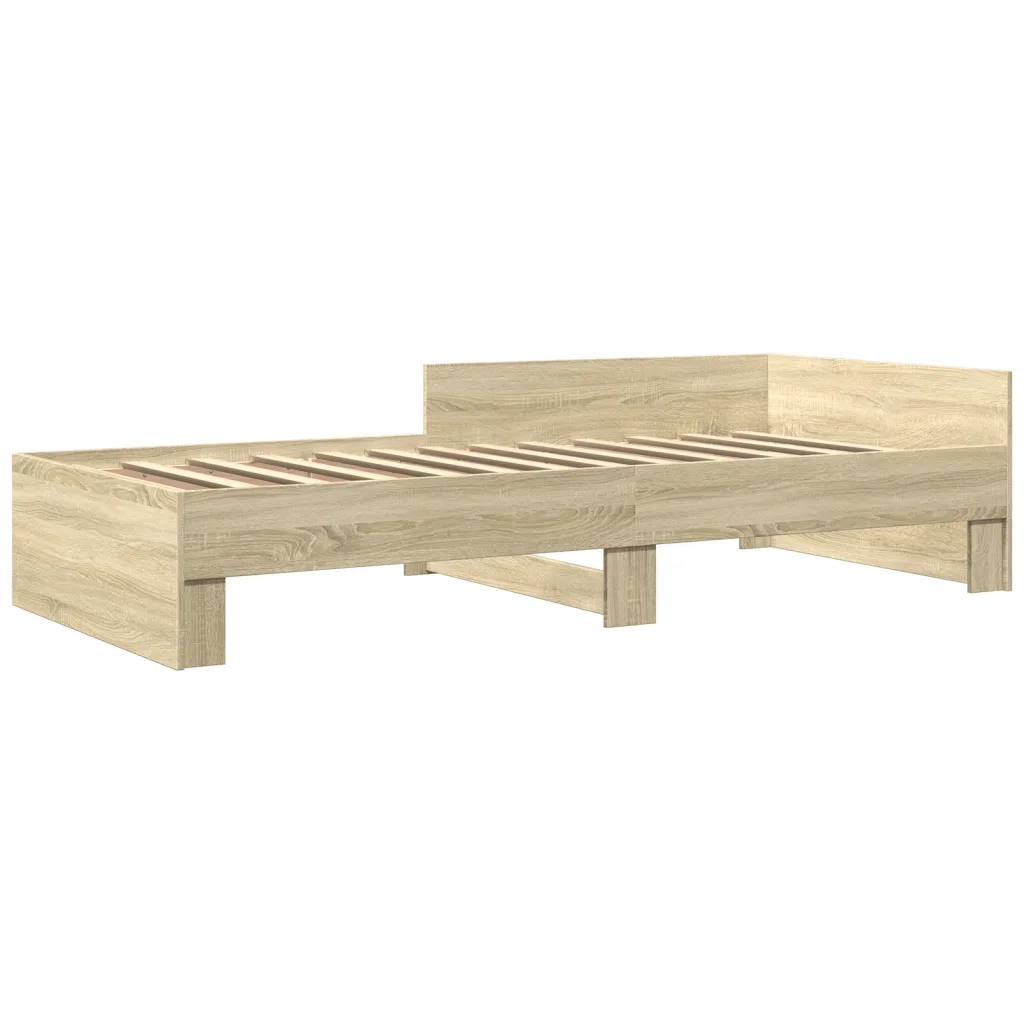 Giroletto senza Materasso Rovere Sonoma 100x200cm in Truciolato