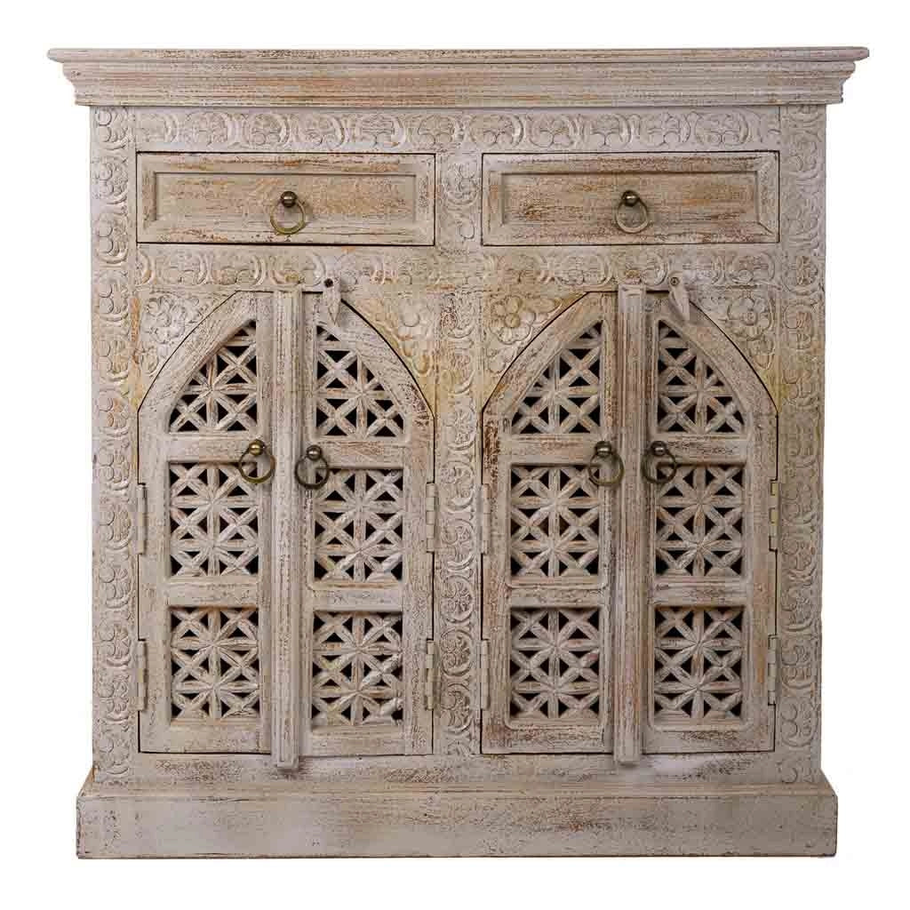 Mueble de entrada in legno finitura artigianale 90x45x90h cm