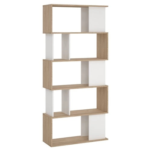 Libreria tvilum 71735phl49 maze jackson hickory e white
