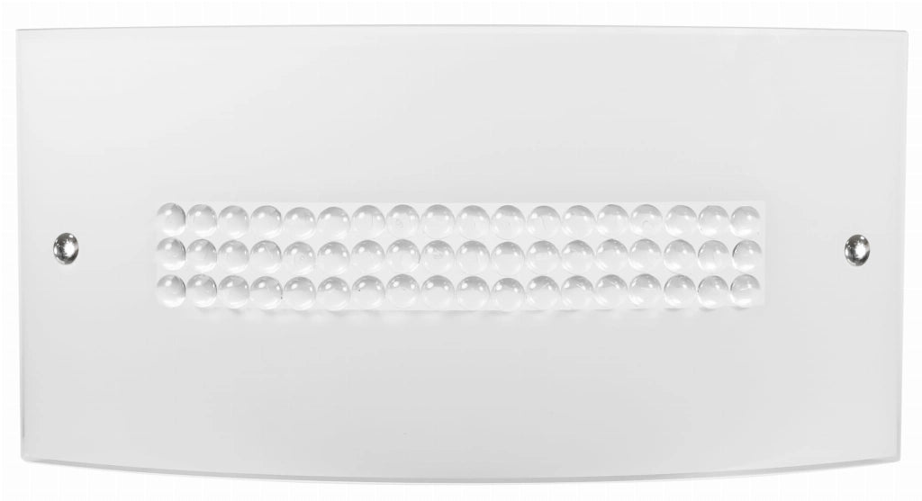 Plafoniera Candellux Fuzo bianca vetro 40 cm 2xE27
