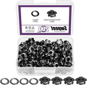 200 Set di Eyelets a 5mm, grigio gusci, per tela, pelle e tende, ideali per riparazioni e progetti creativi