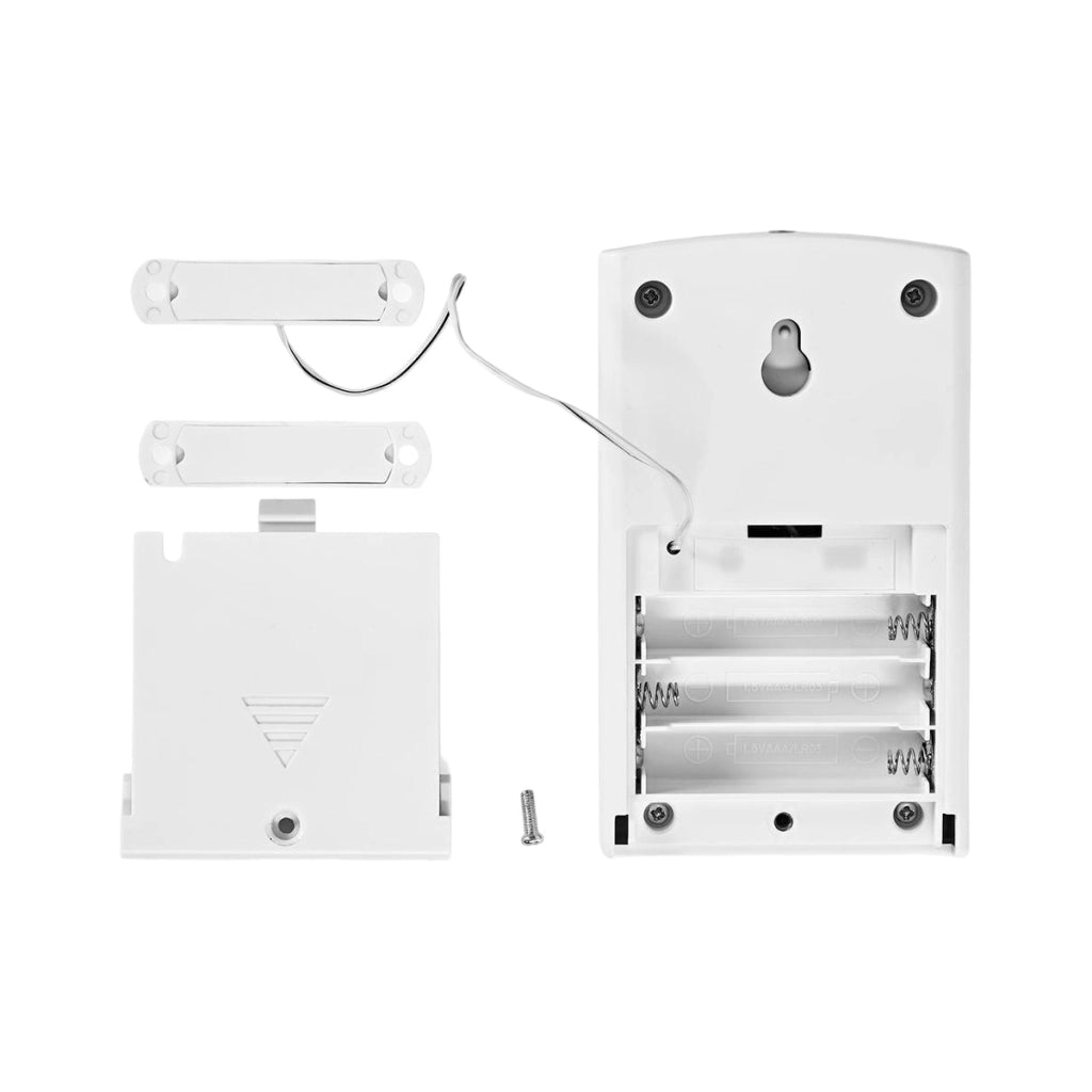 Allarme per porte e finestre con tastiera, sirena da 85 dB, sensore magnetico Bianco Nedis