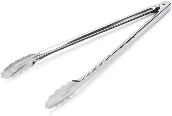 Tang da servizio in acciaio inossidabile - multifunzionale - 1 pezzo - argento - 29 cm