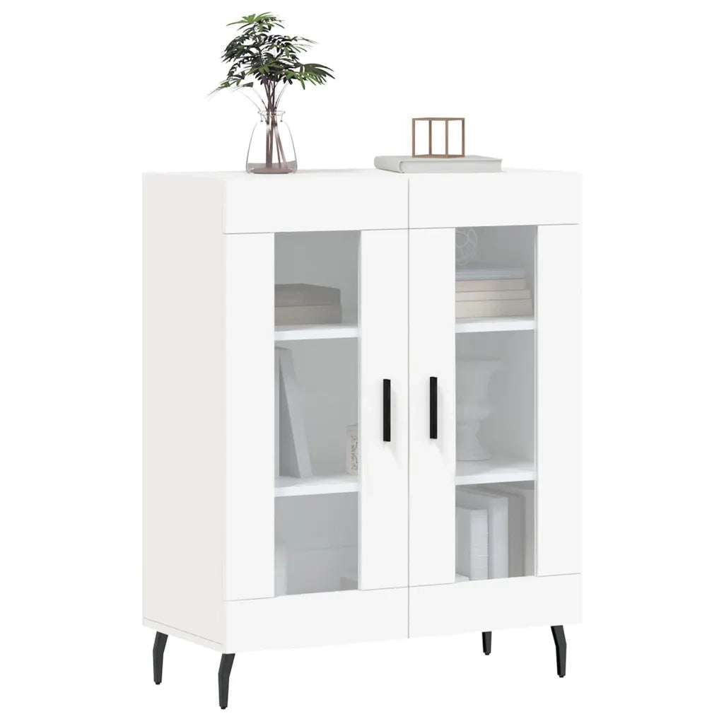 Credenza | Madia | Buffet da pranzo | Armadio da pranzo Bianca 69,5x34x90 cm in Legno Multistrato
