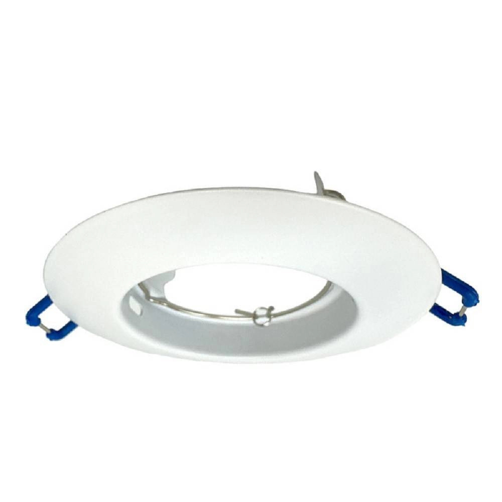 Trade Shop - Portafaretto Ad Incasso Fisso Supporto Tondo Per Faretti Lampada In Alluminio P32 -