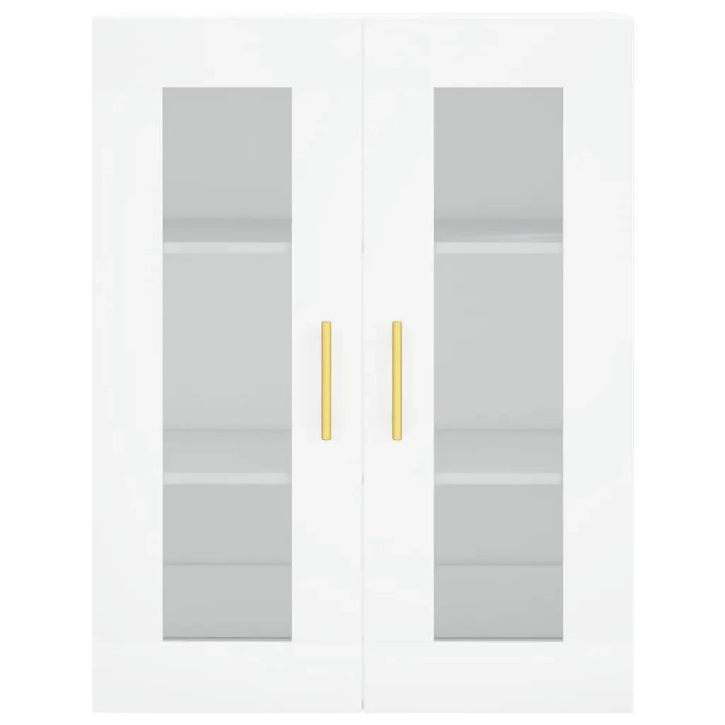 Credenza Bianca 69,5x34x180 cm in Legno Multistrato 3198329