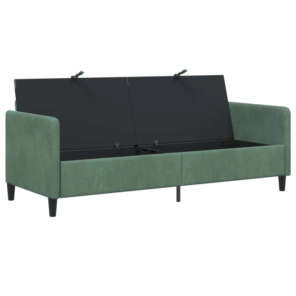 Divano con Storage Verde Mare 192 x 78 x 87 cm Poliestere 42037000