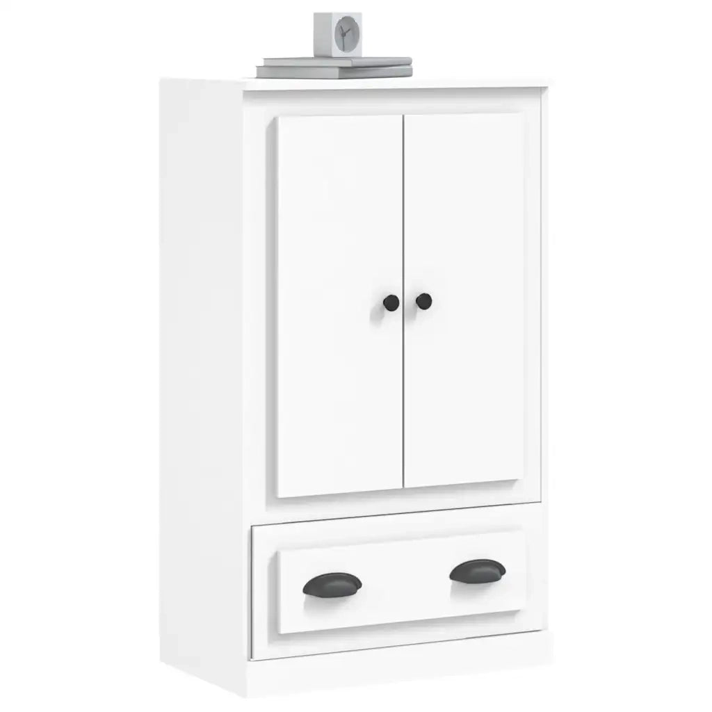Credenza Bianca 60x35,5x103,5 cm in Legno Multistrato 816296